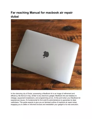 macbook air repair dubai