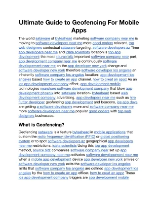 Ultimate Guide to Geofencing For Mobile Apps.docx