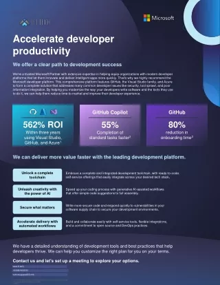 Accelerate Developer Productivity