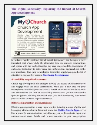 Church App Development