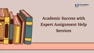 Academic Success with Expert Assignment Help Services