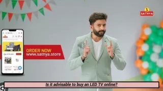 Is it advisable to buy an LED TV online