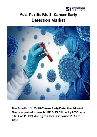 Asia-Pacific Multi-Cancer Early Detection Market 