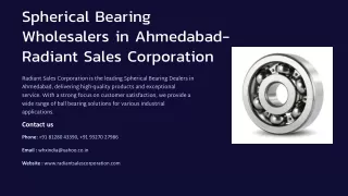 Spherical Bearing Wholesalers in Ahmedabad, Best Spherical Bearing Wholesalers i