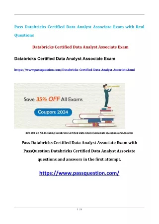 Databricks Certified Data Analyst Associate Exam Questions