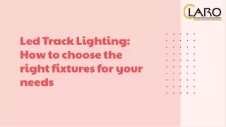 Led Track Lighting