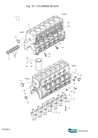 DOOSAN DX160LC CRAWLER EXCAVATOR Service Repair Manual