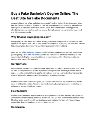 Buy a Fake Bachelor's Degree Online_ The Best Site for Fake Documents