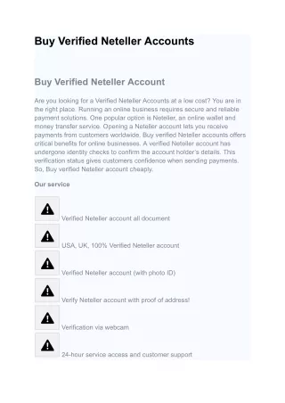 Buy Verified Neteller Accounts