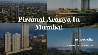 Piramal Aranya 2, 3 & 4 BHK Apartments in Patanwala Marg, Byculla East, Mumbai