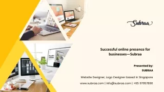 Successful online presence for businesses—Subraa