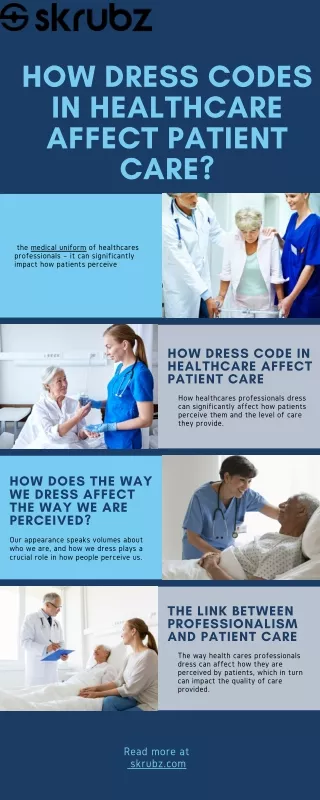 How Dress Codes in Healthcare Affect Patient Care