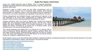 Explore Naples Pier, Florida: Parking, Activities, Hotels & More