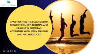 Investigating the Relationship Between Comedy, Therapy, and Healing in Austin An Adventure with Jerry Seinfeld and ABC M