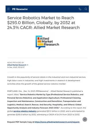 Service Robotics: Exciting Indsutry News with Top Trends