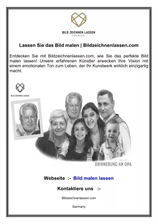 Lassen Sie das Bild malen  Bildzeichnenlassen.com