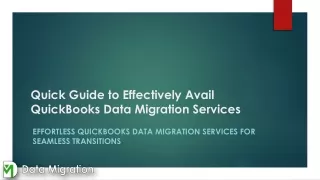 Effortless QuickBooks Data Migration Services for Seamless Transitions