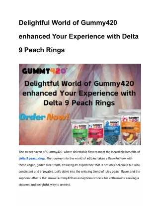 Delta 9 THC Gummies | Delta 9 THC Rings & Belts gummies | Gummy 420