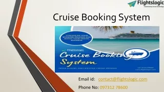 Cruise Booking System