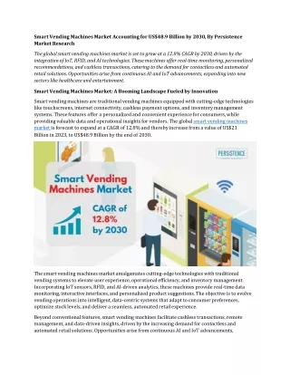 Exploring Top Market Players in the Smart Vending Machines Industry