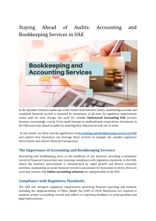 Staying Ahead of Audits_ Accounting and Bookkeeping Services in UAE