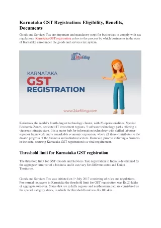 Karnataka GST Registratio1