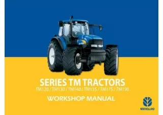 Ford New Holland TM190 Tractor Service Repair Manual