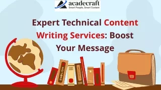 Expert Technical Content Writing Services Boost Your Message