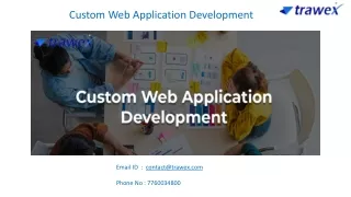 Custom Web Application Development