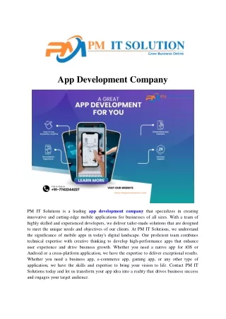 App Development Company