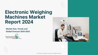 Electronic Weighing Machines Market Growth, Size, Share, Trends Report To 2033