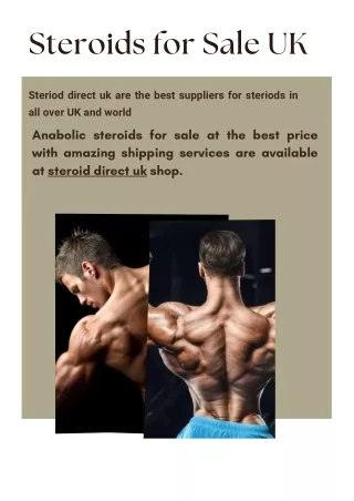 Steroids for Sale UK