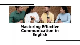 Communication Excellence: Strengthen Your English Skills for Success