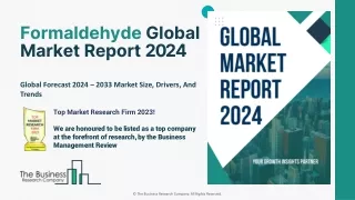 Formaldehyde Market Size, Overview, Analysis And Forecast To 2024-2033