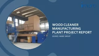 Wood Cleaner Manufacturing Plant Project Report 2024