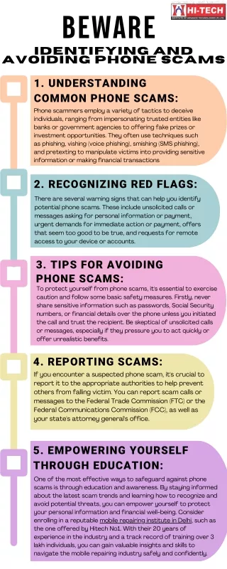 Beware! Identifying and Avoiding Phone Scams