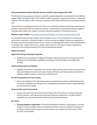 Pad Printing Machine Market