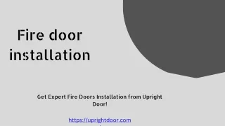 Securing Safety A Comprehensive Guide to Fire Door Installation and Maintenance