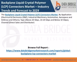 Backplane Liquid Crystal Polymer (LCP) Connectors Market