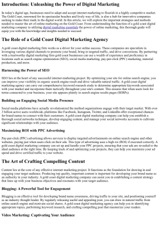 Mastering the Art of Internet Marketing Fundamentals on the Gold Coast