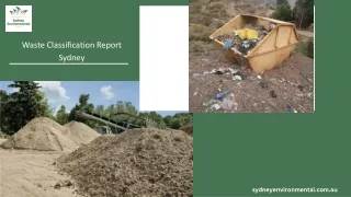 Waste Classification Report Sydney