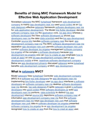 Benefits of Using MVC Framework Model for Effective Web Application Development.docx