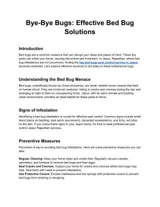 Bye-Bye Bugs_ Effective Bed Bug Solutions