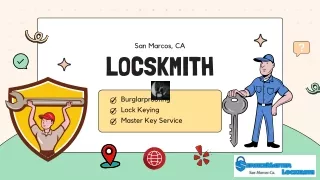 Locksmith San Marcos, CA