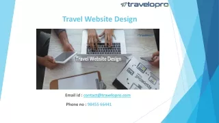 Travel Website Design