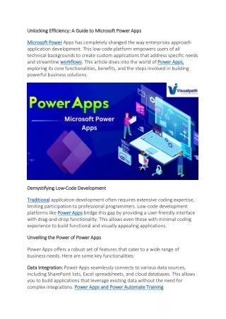 Power Apps Training Hyderabad | Power Apps Training