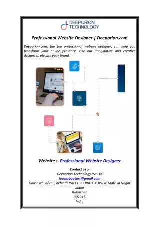 Professional Website Designer  Deeporion.com