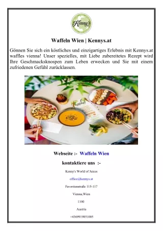 Waffeln Wien  Kennys.at