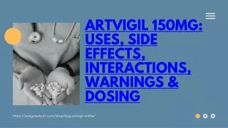 Artvigil 150mg Uses, Side Effects, Interactions, Warnings & Dosing