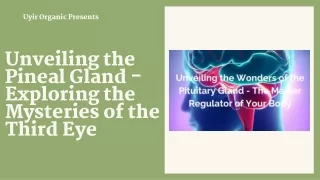 Unveiling the Pineal Gland - Exploring the Mysteries of the Third Eye